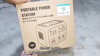 Silent portable power generator unboxing, teardown and review - BLUETTI AC50S
