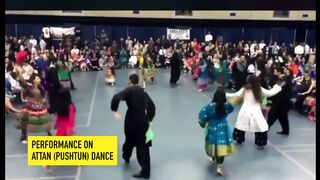 Mesmerizing Performance of Boys and Girls on Pashtun Attan Dance