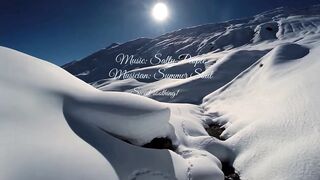 Beautiful landscape | Mountains | moon | relaxing romantic music