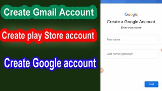 how to create play store account.create google account, create gmail account,