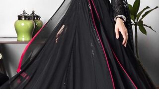 beautiful party wear black dresses trending 2023