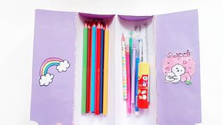 How to make Pencil box | diy pencil box Homemade pencil box