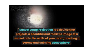 Sunset Lamp Projector