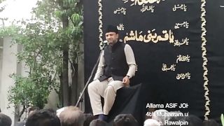 Live majlis e Aza | Live majlis by Allama Asif Johri | Majlis e aza