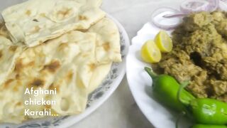 Afghani Chicken Karahi Restaurant Style - Chicken Afghani Gravey (HOT PLATTER).