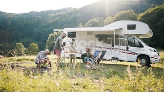 Camping in Carvan