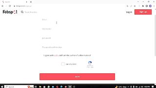 how to make account on febspot easily and upload video