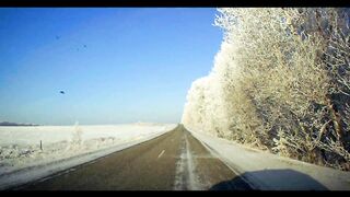 Hooverphonic-the night before;romantic& Дорога, природа зимой: Юг Красноярского края.