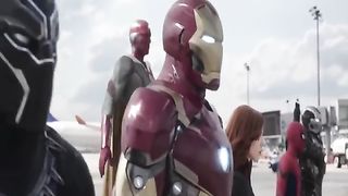 CJ - Whoopty (Robert Cristian _ ERS Remix) _ Captain America_ Civil War [Airport Battle Scene]
