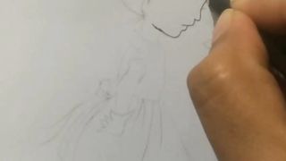 Pencil drawing