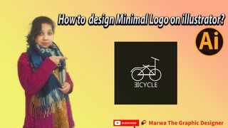 How to design minimal logo on adobe illustrator? What is minimalist logo? Minimal logo design.