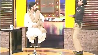 Mian Afzal Of Nirgoli Performance In Mazaaq Raat With.Abdul Razzaq & Fatima Effendi