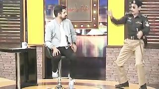 Mian Afzal Of Nirgoli Performance In Mazaaq Raat With.Agha Majid & Honey Albela