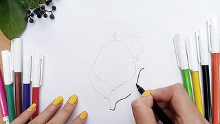 how to draw a cute corn/
