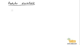 Reductive ozonolysis of alkenes