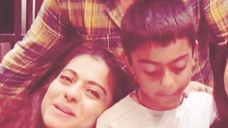 Cute|family |kajol |Ajaydevgan