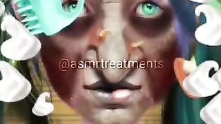 asmr video..haircut and makeup