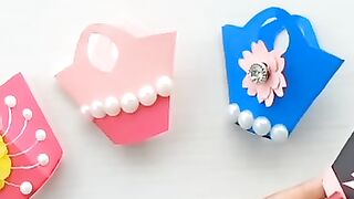 How to make Paper bag ????️ l Paper bag design