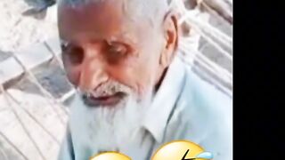 Funny video of old man