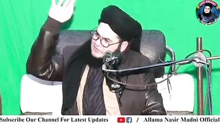 Allama nasir madni|follow my channel|
