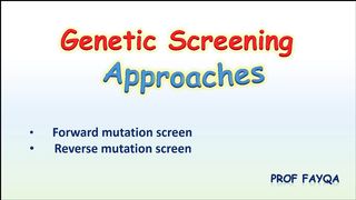 Genetic screening approaches