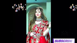 beautiful Neelam Muneer in red