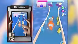 Satisfying mobile games: A-Z run,extra hot chili, pop us, fat 2 fit...
