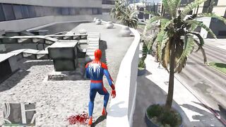 GTA 5 SPIDER-MAN  Crazy Ragdolls IN THE Highest Building