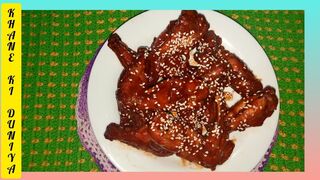 Cooking: Korean chicken recipe by khane ki duniya Urdu-Hindi K•K•D