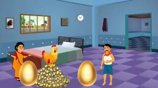 Golden Egg Kahaniya / Hindi Moral Stories / Cartoons Fairy Tales / Stories for Kids CRAZY CARTOON TV