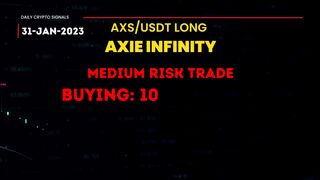 AXS/USDT Daily Crypto Signals - 31 Jan 23