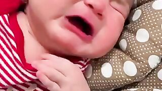 Beautiful cute kid video watching please