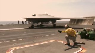 US Navy X-47B stealth strike fighter. There are no equals in the world. Video 2023