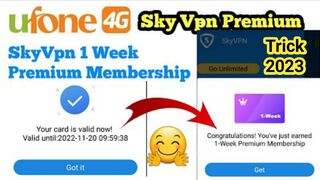 Sky Vpn Free Weekly Premium Membership Account Trick  2023  Part 2