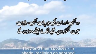 Surah Yaseen Ayat 56-62