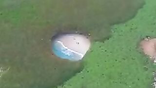 A beautiful secretly hidden beach in Maxico