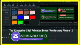 Top 5 Subscribe & Bell Animation Button Wondershare Filmora 12