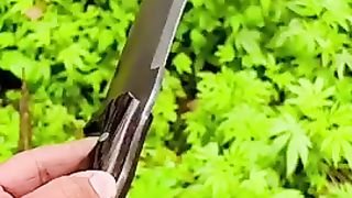 Handmade Stainless Steel Viking Seax Knife, Custom Bushcraft and Camping Seax Knife, Viking Seax Knife with Sheath