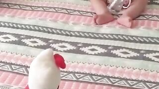 Best funny video, cute kid and toy reaction, TRY NOT TO LAUGH