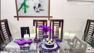 Birthday Decoration Idea's For Husband |  @FashionBox121   @easyrecipesbyayeshakhalid2168 ​