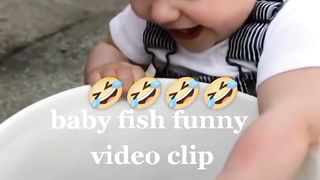 Baby laughing