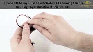 Tomons STEM Toys 6-in-1 Solar Robot Kit Learning Science Building Toys Educational Science Kits Powered by Solar Robot