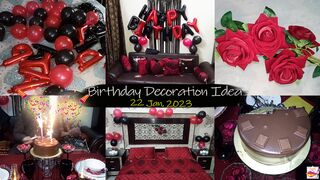 Birthday Decoration Idea's At Home | 22-Jan-2023 |  @FashionBox121 ​