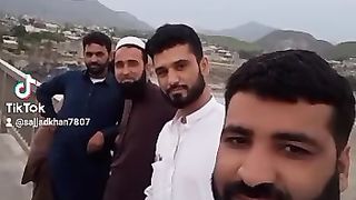 With friends