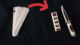How To Make knife design Amazing Popsical ice career  Sticks DIY Compilation