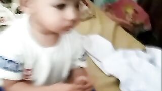 Cute baby eating chocolate videos | funny baby videos | cute baby with smileys face