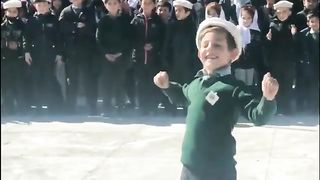 Cute pathan boy dance