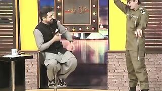 Mian Afzal Of Nirgoli Performance In Mazaaq Raat With.Ali Ejaz & Bahar Begum