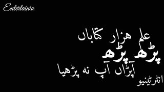 New Sufi Qalam Whatsapp Status | Sufi Status | Layrical Status | Baba Bulhy Shah | Entertainio