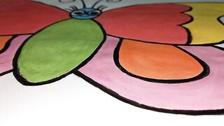Colorful Butterfly Drawing For Kids simple and easy
